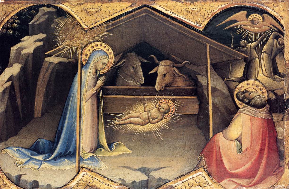 The Nativity, Lorenzo Monaco (Piero di Giovanni), ca 1406-1410.