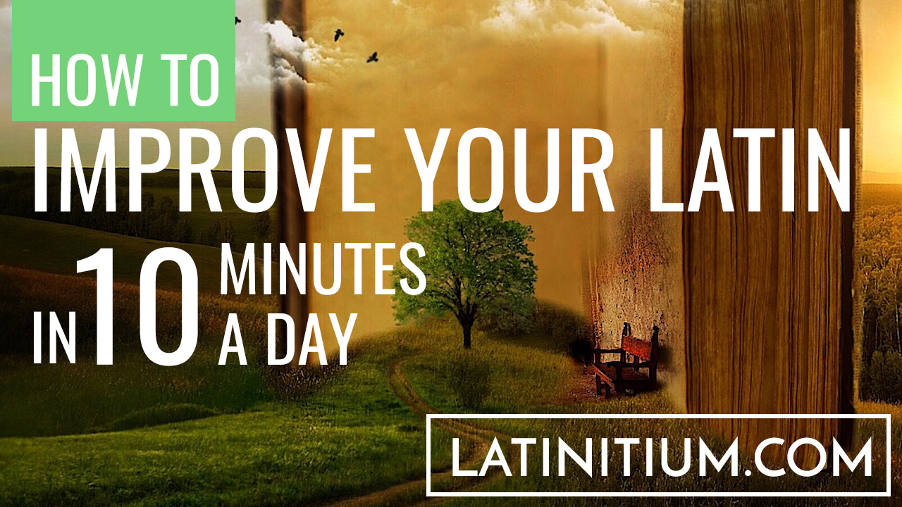 How to learn Latin fast: a technique for improving your Latin quickly.