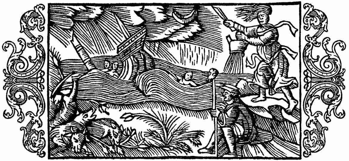 Olaus Magnus. Witches in Sweden. Learn Latin with Latinitium.com