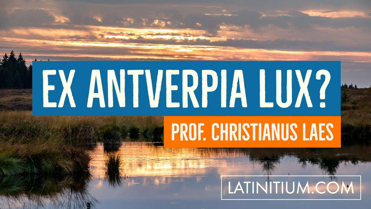 Christianus Laes Professor de studiis linguae Latinae narrat.