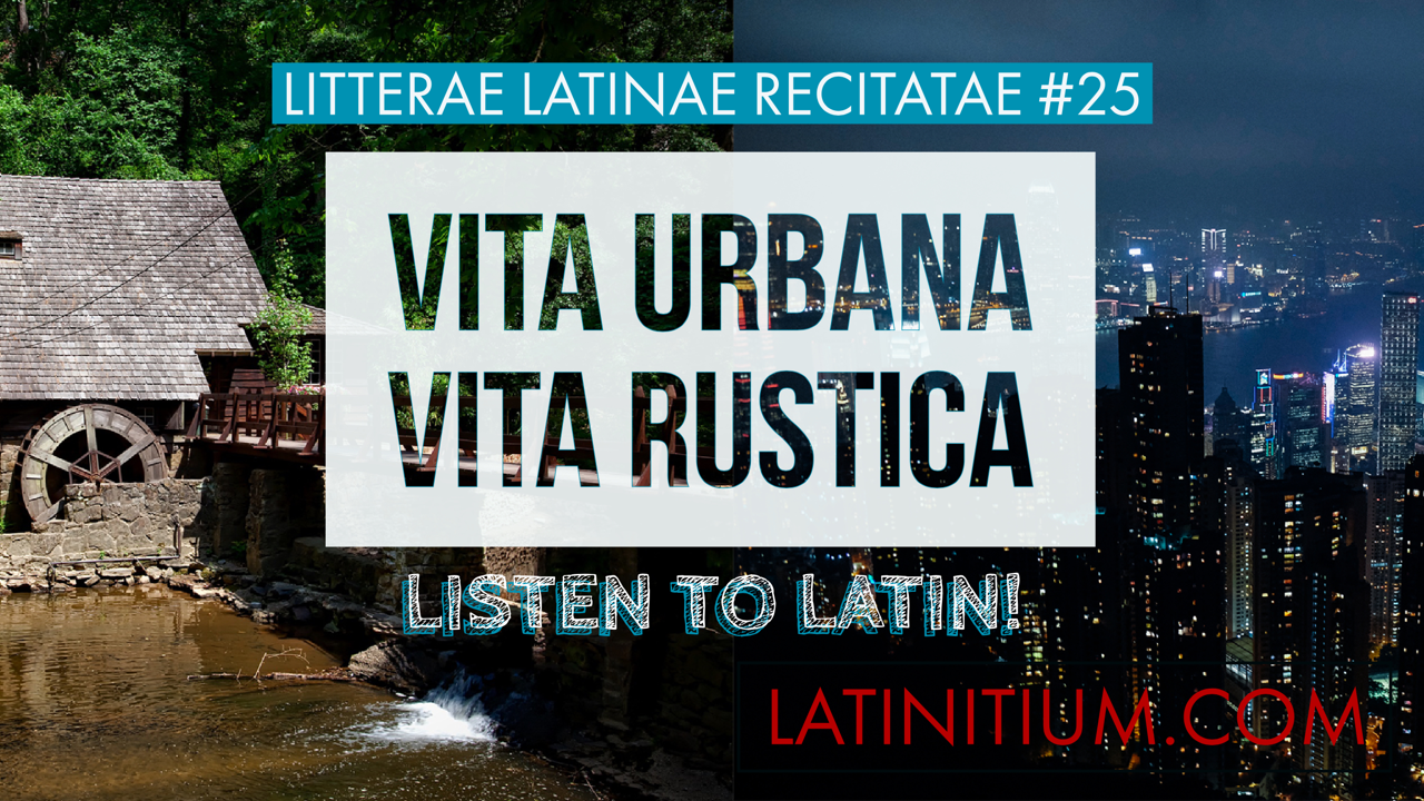 Recording of Pliny's letter on city and country Life.