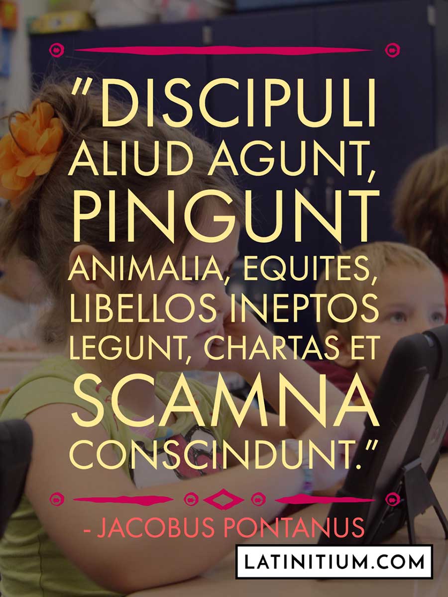 Latin quotes about students and learning