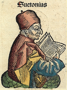 Suetonius in the Nuremberg Chronicles, 1493.