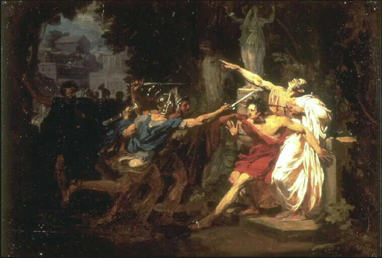 The death of Gracchus, by Félix Auvray