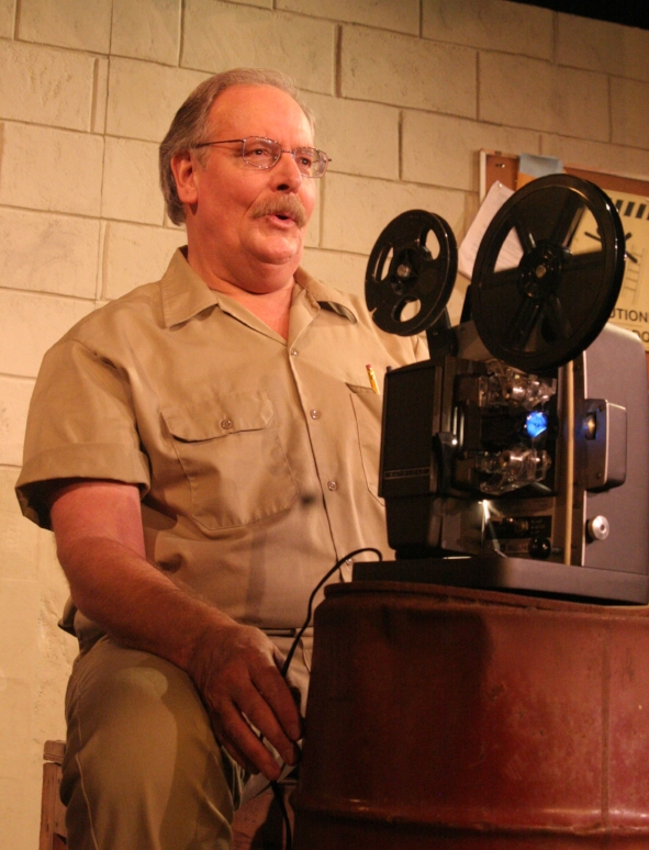 Dennis McSorley in a performance at FlynnSpace. Photo Myesha Gosselin