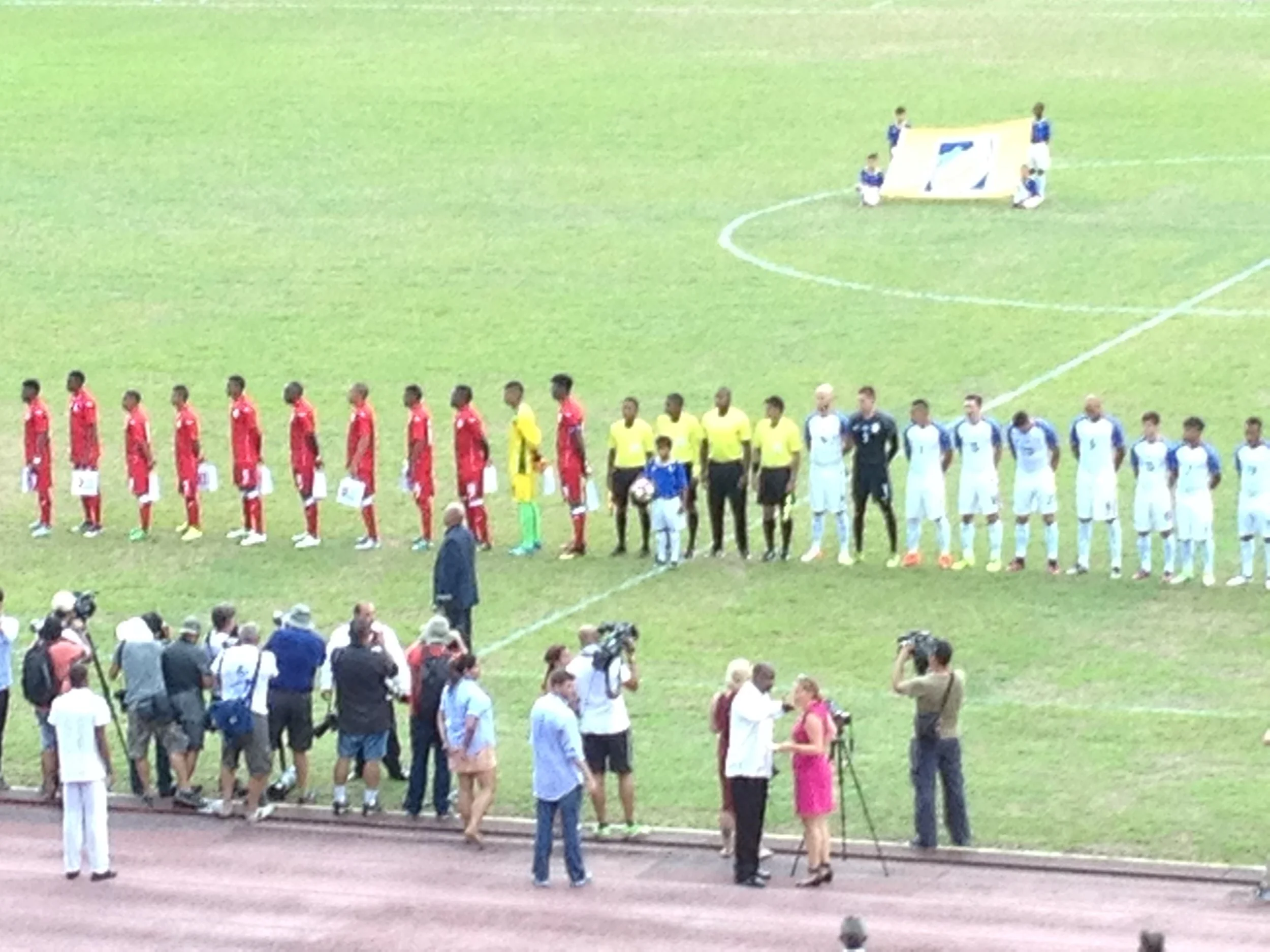 Cuba versus the US in Soccer