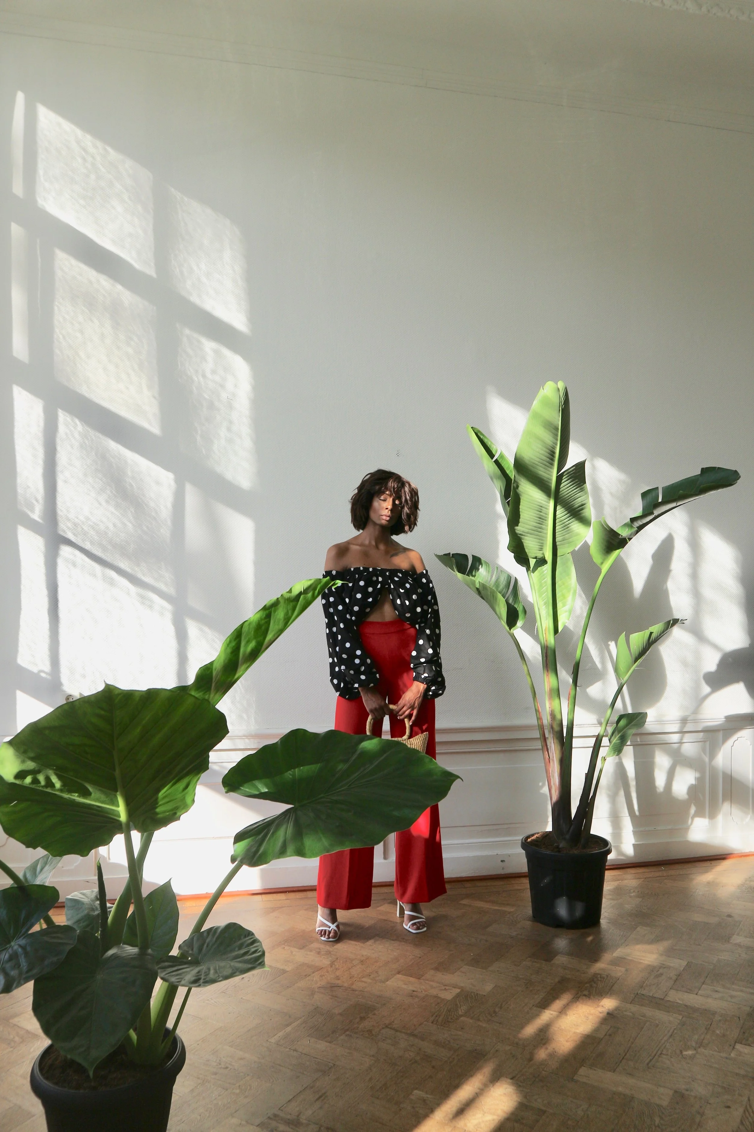 Model Tirza blooming