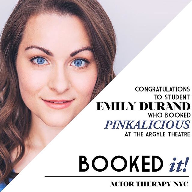 #BookedIt! Many congrats to student Emily Durant, who booked PINKALICIOUS at The Argyle Theatre!