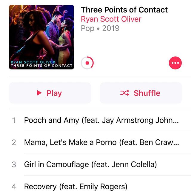 IT&rsquo;S OUT! We could not be prouder. Go check out @ryanscottoliver&rsquo;s beautiful new album &ldquo;THREE POINTS OF CONTACT&rdquo;, available everywhere NOW.