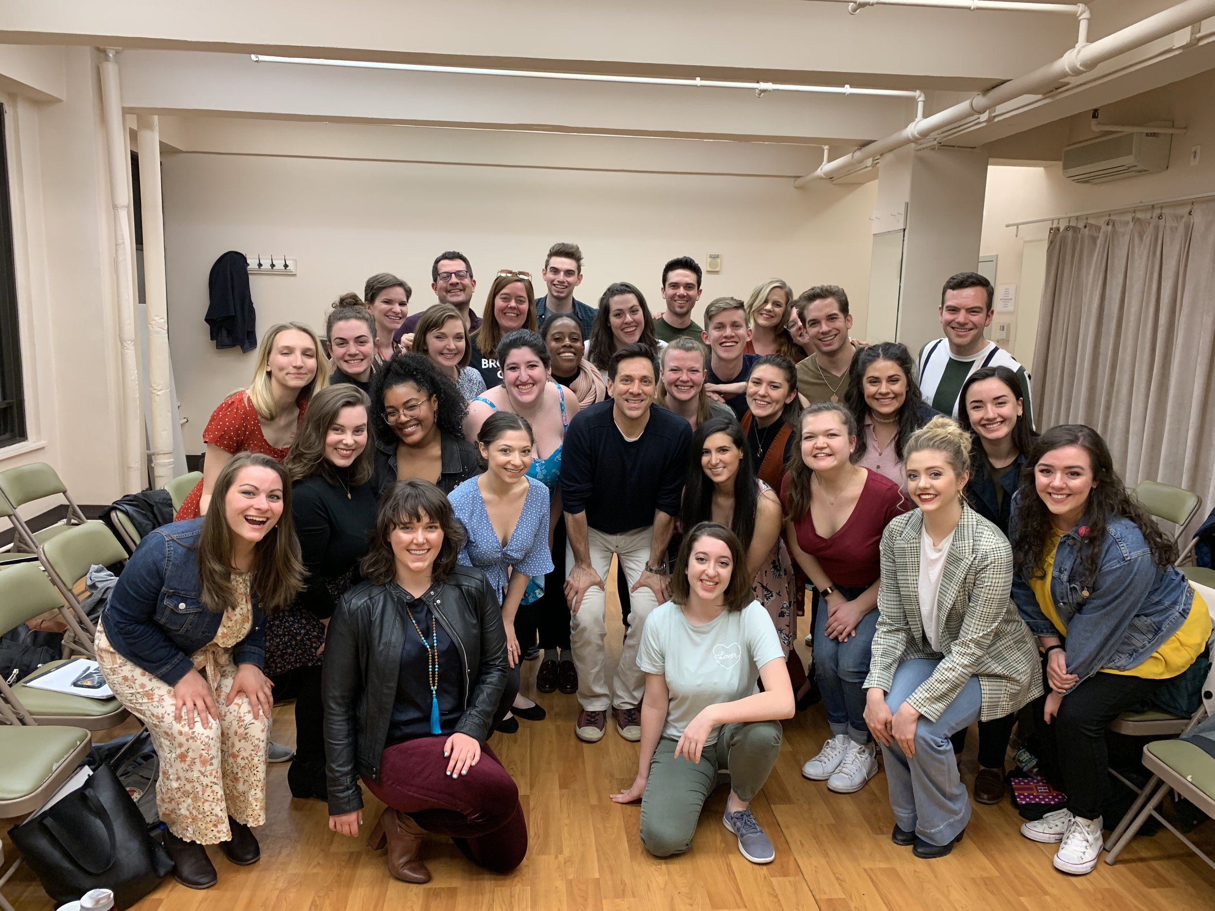 Students with Michael.