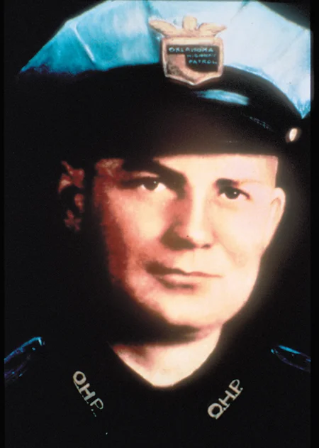 Trooper Theo Cobb July 24, 1951 Cobb joined the OHP in 1937. Troopers Long and Charles Branch were investigating a collision on State Highway 76 north of Fox. They observed a car approaching at a high rate of speed and Cobb stepped from behind a wrecker with his flashlight to slow it down. Cobb was struck by the left front fender and the driver did not stop. Trooper Branch broadcast an alarm and roadblocks were set up over a ten county area. A 20-year-old Arkansas soldier turned himself in and was later charged with manslaughter.