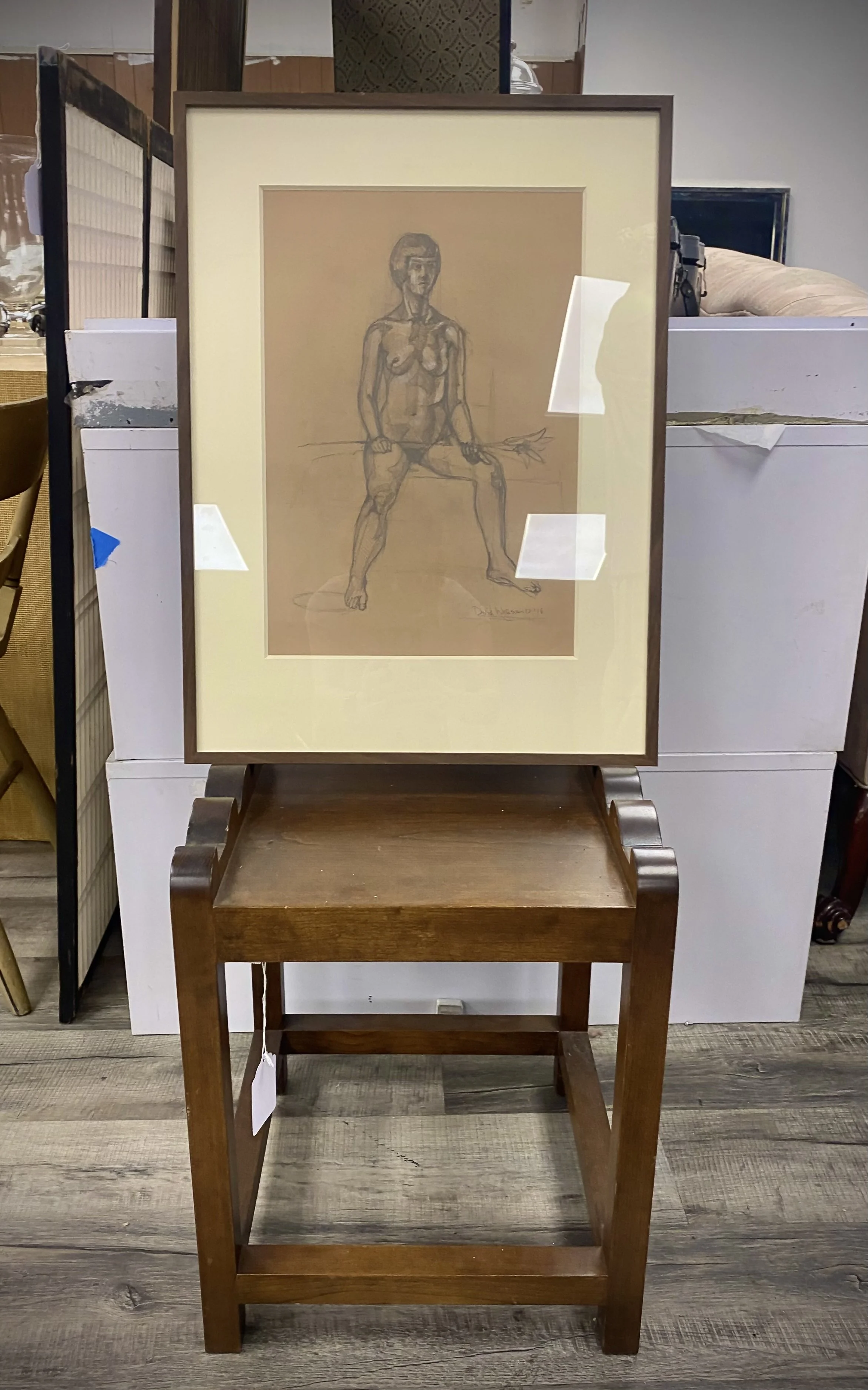 David Wiesand Drawing, Display Chair