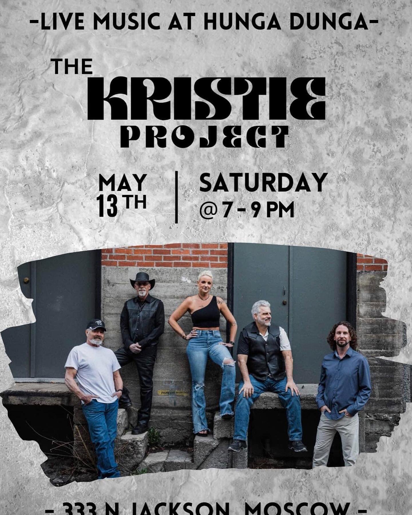 The Kristie Project plays this Saturday! Music starts at 7pm🍻