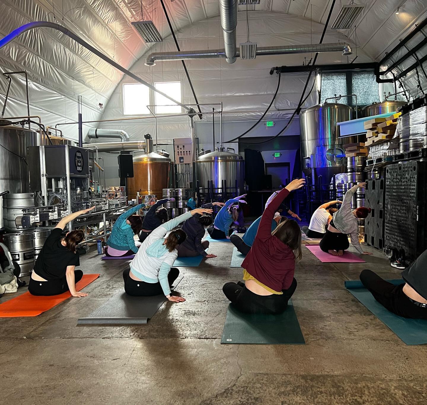 Beer Yoga is this Saturday at 1pm! Send us a message to reserve your spot!
$20 gets you your first beer and entry into yoga taught by Becky Baumgartner. This is a yoga class for all abilities.