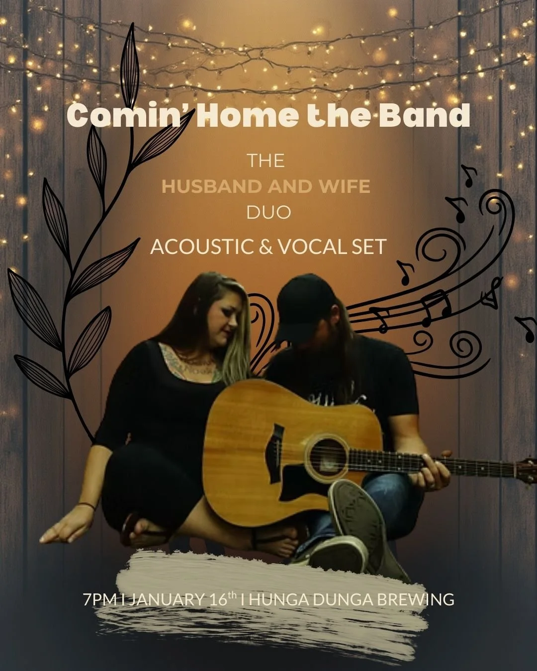 This weekend's line up at Hunga!
Friday night Comin' Home the Band starts at 7pm followed by Delta G on Saturday, also starting at 7pm. Both bands are a must see, all ages welcome and no cover!
Don't forget about the rest of this week's events, Ukule