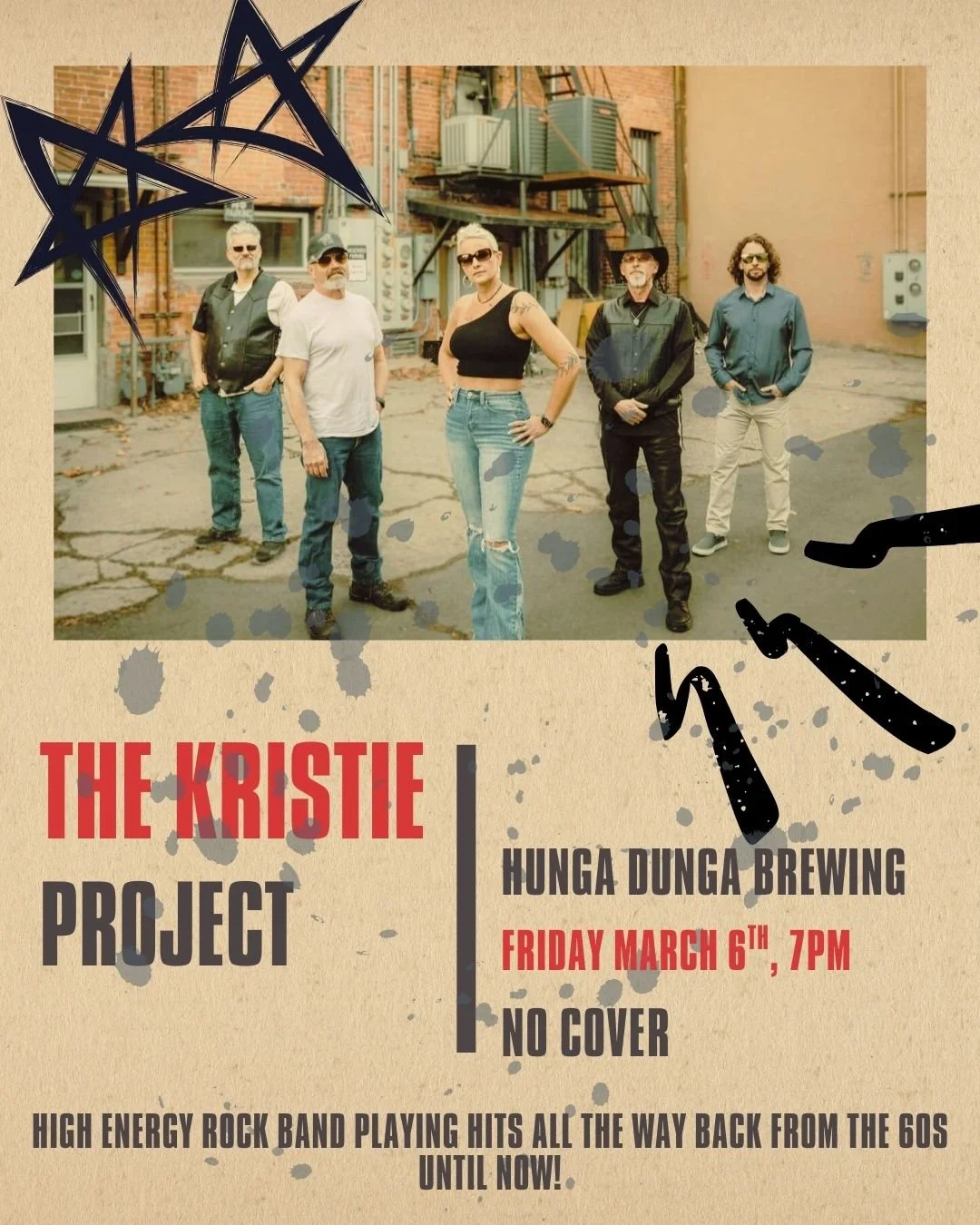 This week at a glance!
Wednesday trivia at 6pm
This weekend is a double whammy with high energy bands so get ready! The Kristie Project will bring the house down Friday night and Paradox will bring that energy back up for a second night of partying o
