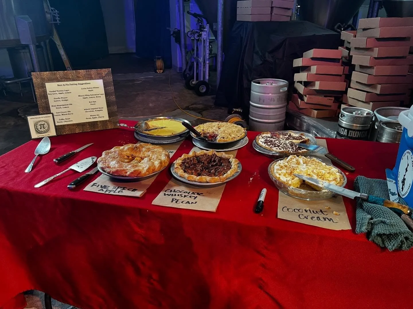 It&rsquo;s pie day!! Come join us at Hunga for a pie slice exchange, bring a pie, grab another slice, pair it with a beer! Today 3:30-5! Then stick around for Cherry Sisters Revival performance starting at 7pm, no cover! 
Happy spring break vandals!