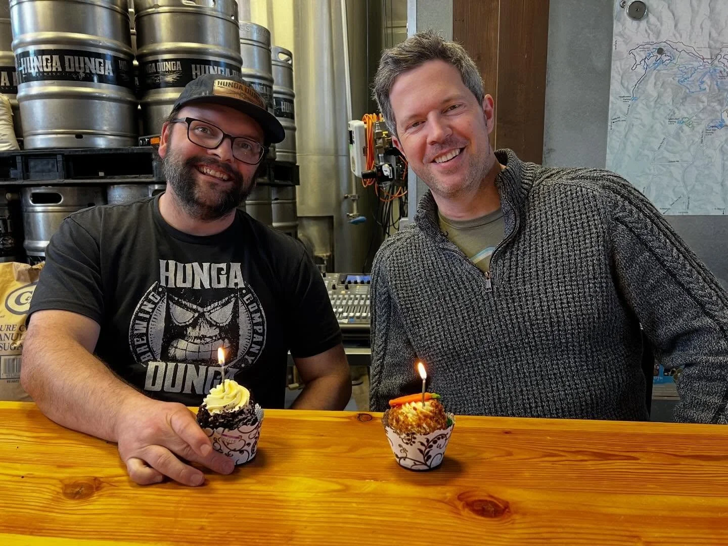 Happy happy birthday to these wonderful humans that help keep the wheels turning here at Hunga!! 🎉🧁