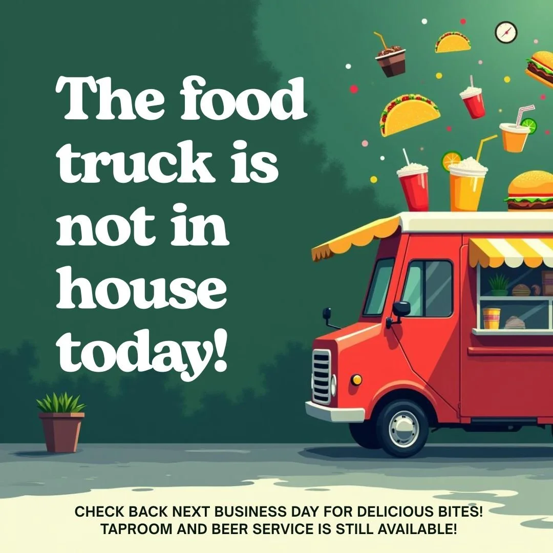 Find our food truck downtown at Moscowberfest! No food at the Tap Room, beer available both downtown at the brewery!