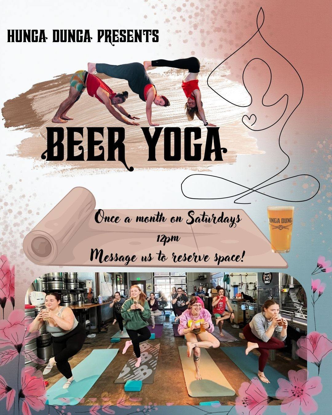 Tuesday- Angel Urrea live at 6pm
Wednesday- Trivia at 6pm
Friday- Wildgrass at 7pm
Saturday- Beer Yoga at 12pm