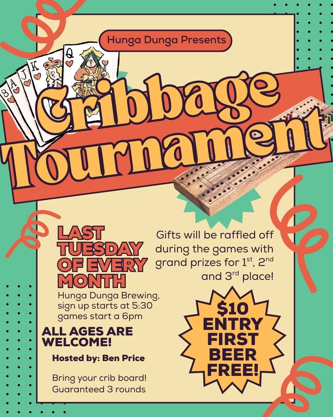 HAPPY HALLOWEEK!! 👻
Tuesday is our annual cribbage tournament starting at 6pm
Wednesday Trivia in collaboration with Hells Canyon Oncology Nursing Society starts at 6pm
SATURDAY NIGHT is our big Halloween bash! Dj Blazer Mandrake and Dj Dave will be