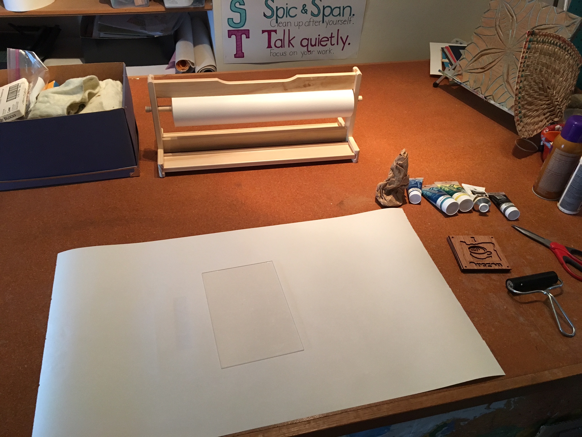 Ready to print station!