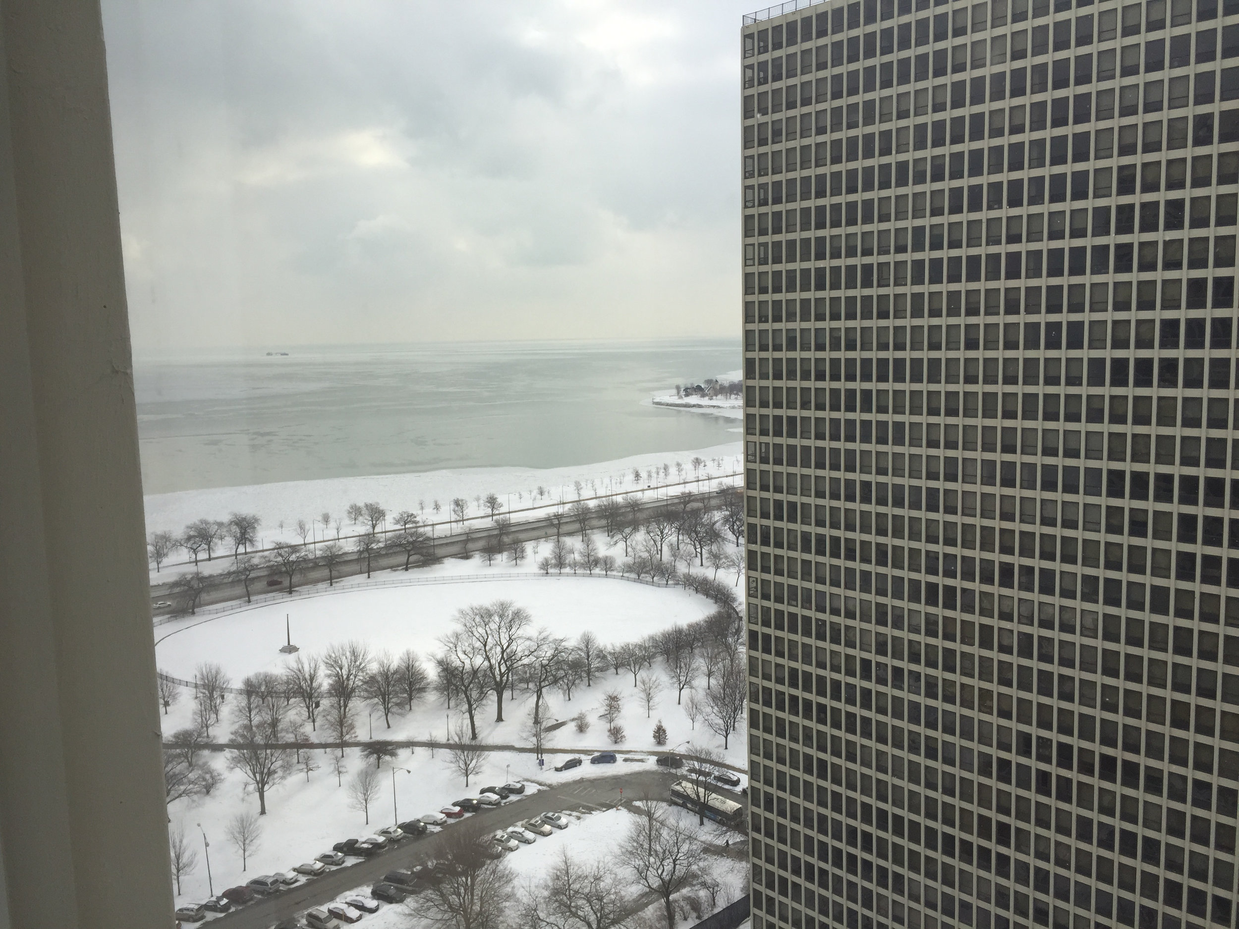 Lake Michigan is a cold mistress.