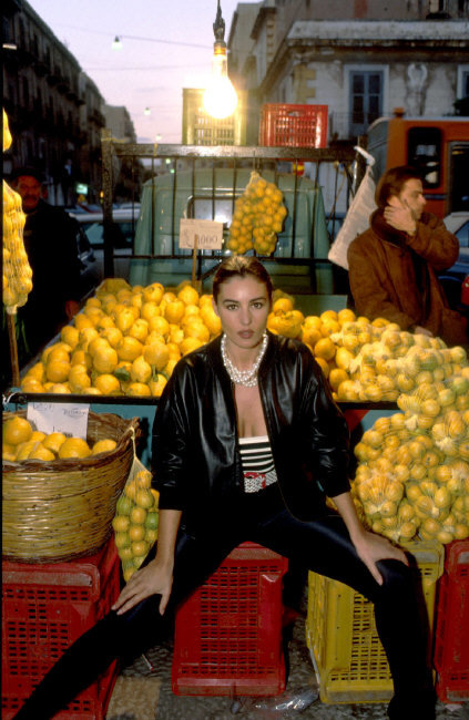 Ferdinando Scianna, Monica Belluci, 1991 via Magnum Photos © Ferdinando Scianna/Magnum Photos
