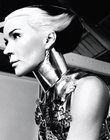Daphne Guinness by David Bailey for Harper's Bazaar, Feb 2011
