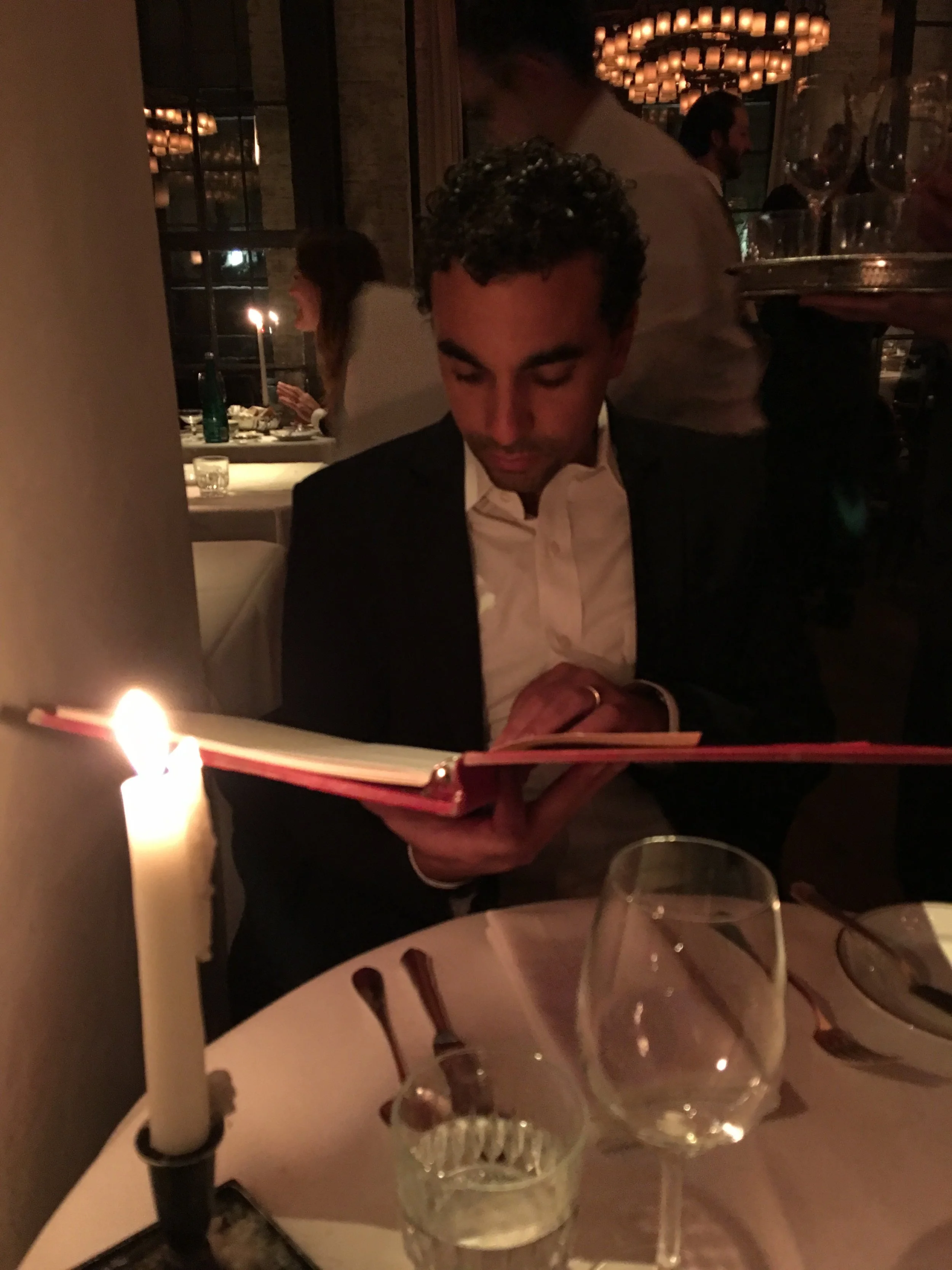 Man By Candelight
