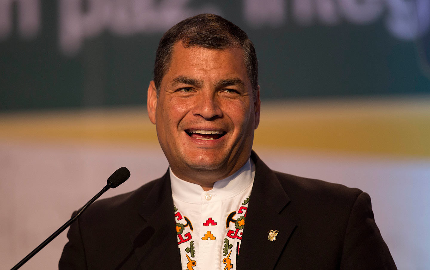 Ecuadorian President Rafael Correa. Photo: AP/ Moises Castillo