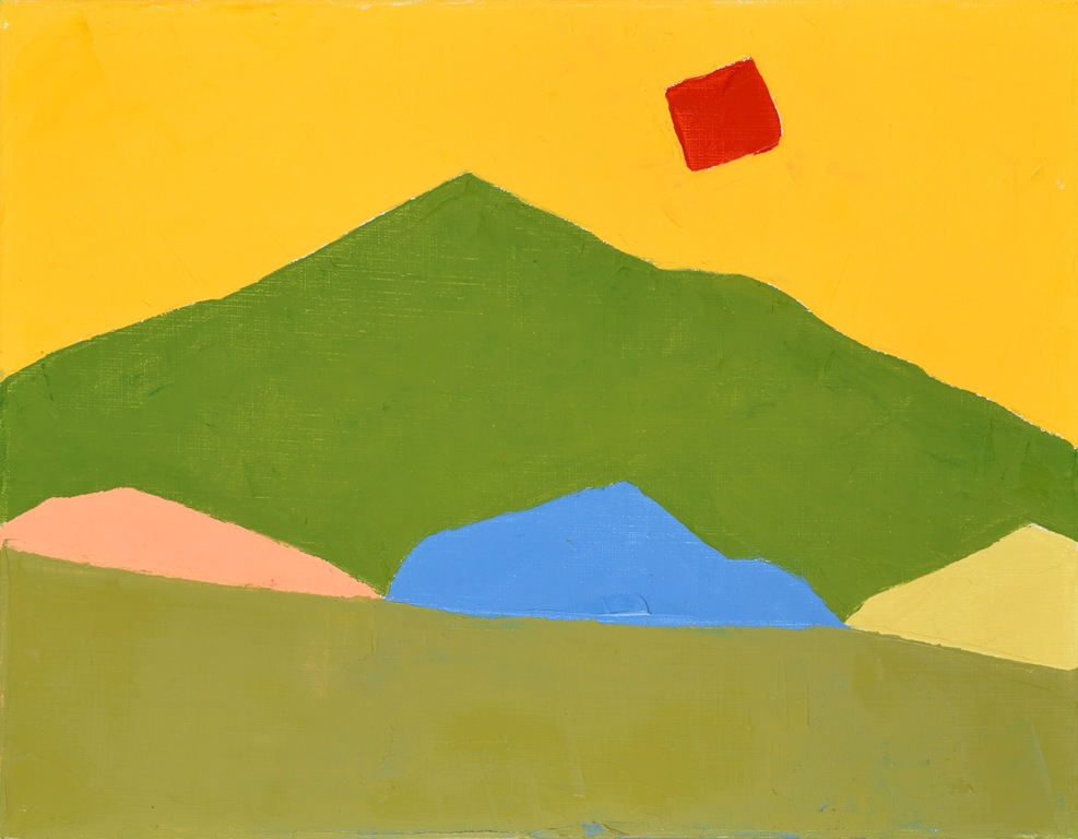 Etel Adnan, Landscape, 2014. © Etel Adnan. Courtesy Galerie Claude Lemand, Paris.