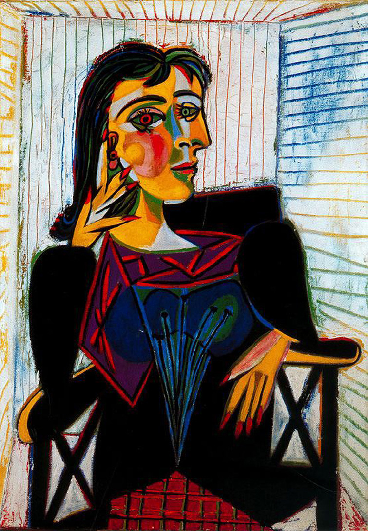 Portrait of Dora Maar, Picasso, 1937
