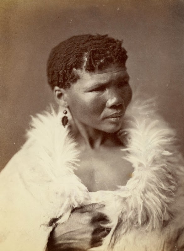 A woman from Katkop Mountains, South Africa by Samuel Baylis Barnard ca. 1870