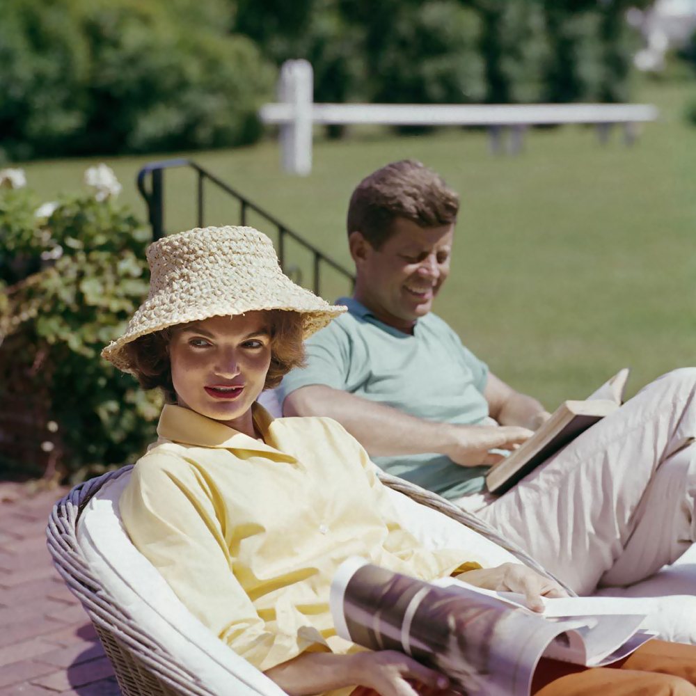 Jacqueline and John F. Kennedy by Mark Shaw, 1959