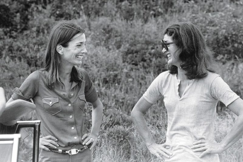 Lee and Jackie in Montauk, 1972. Photo: Peter Beard/Art + Commerce via Vanity Fair.
