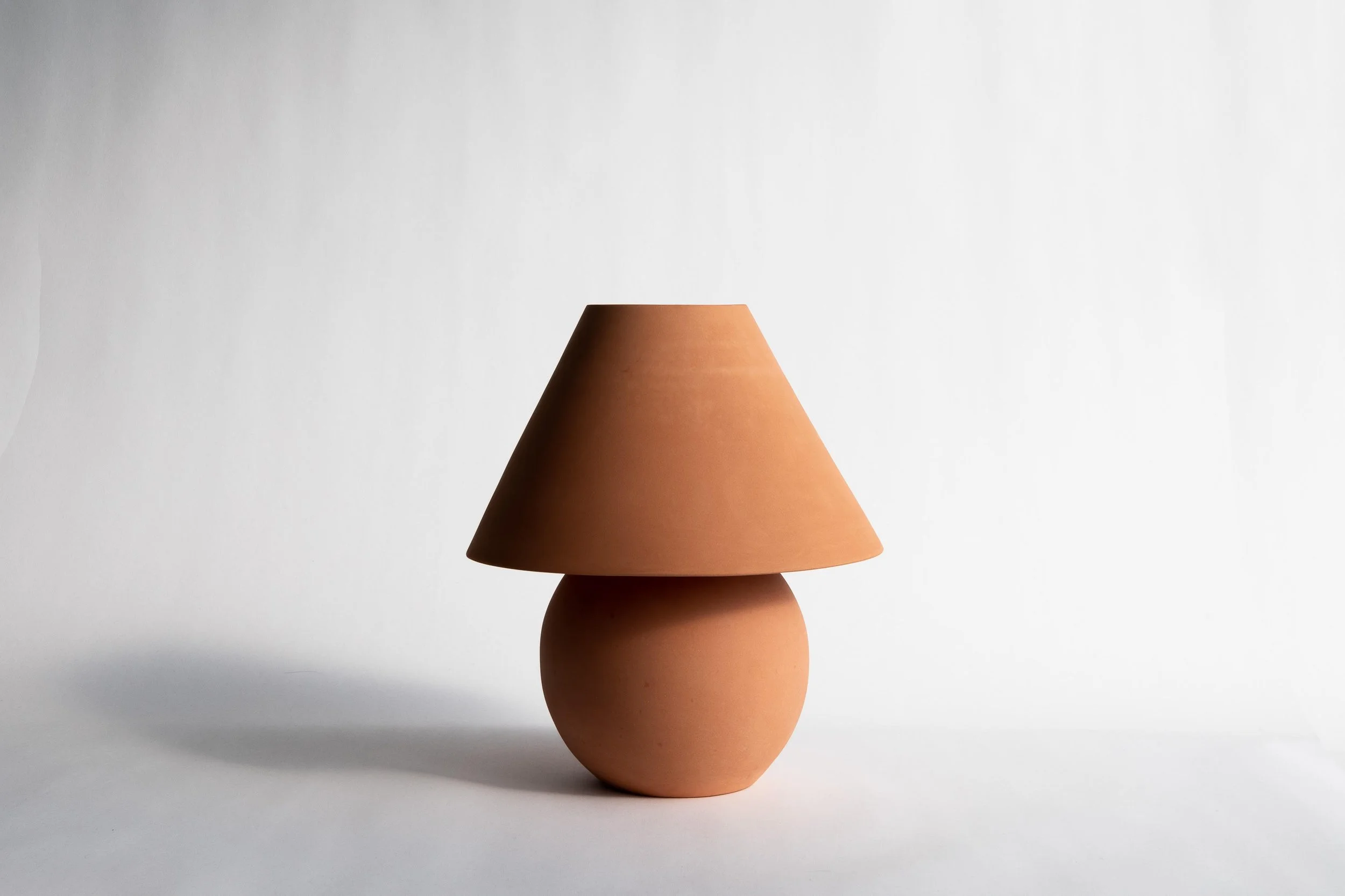 TERRACOTTA LAMP, NATURAL