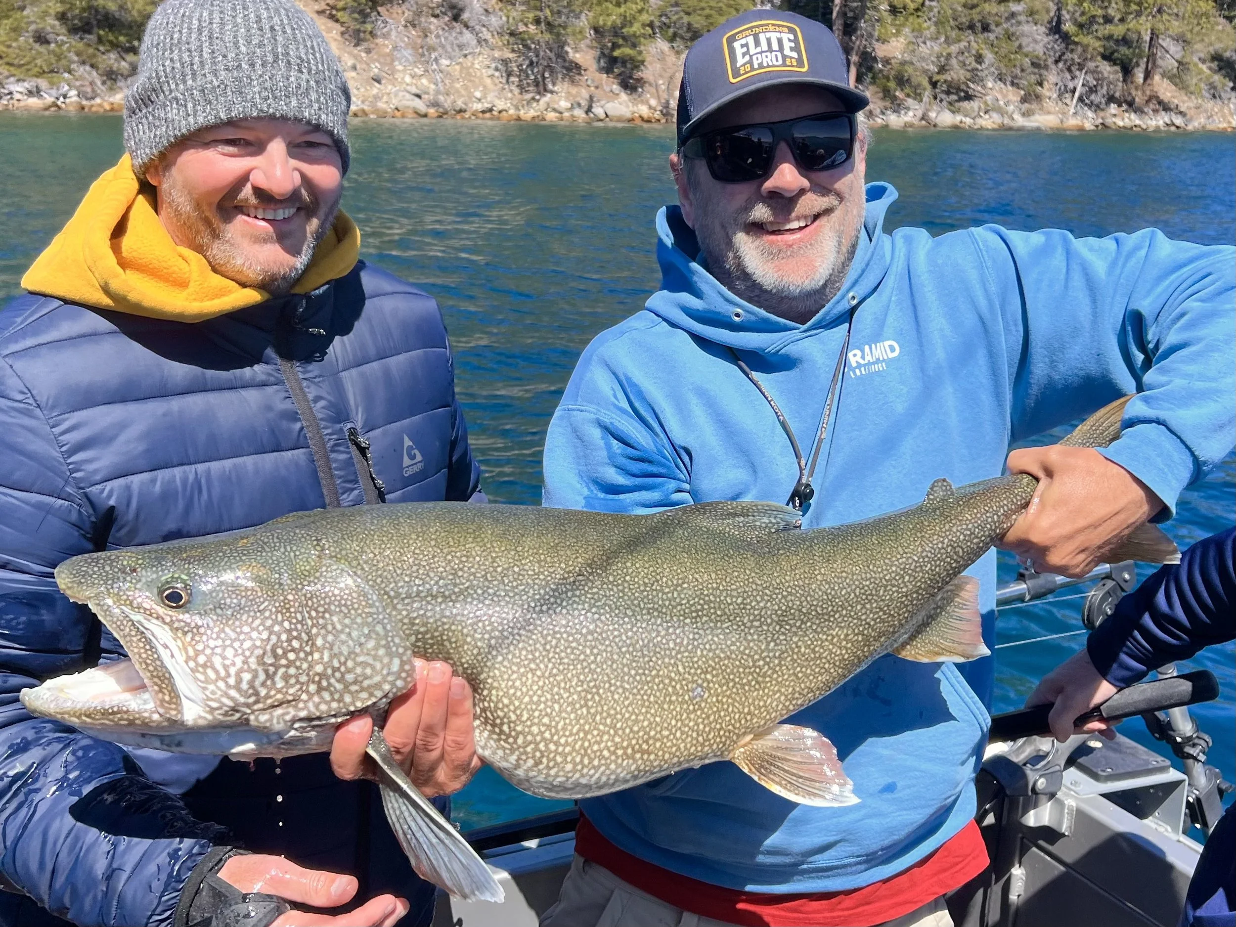 Guided fishing trips on Lake Tahoe