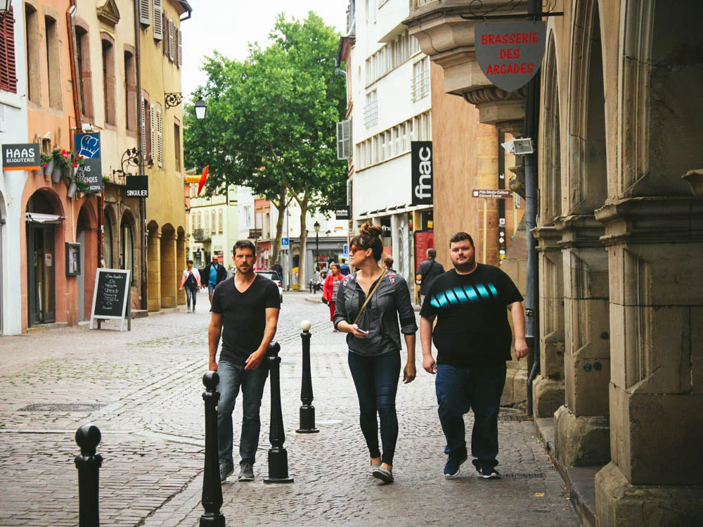 Doug, Lauren and Bryan in Colmar.