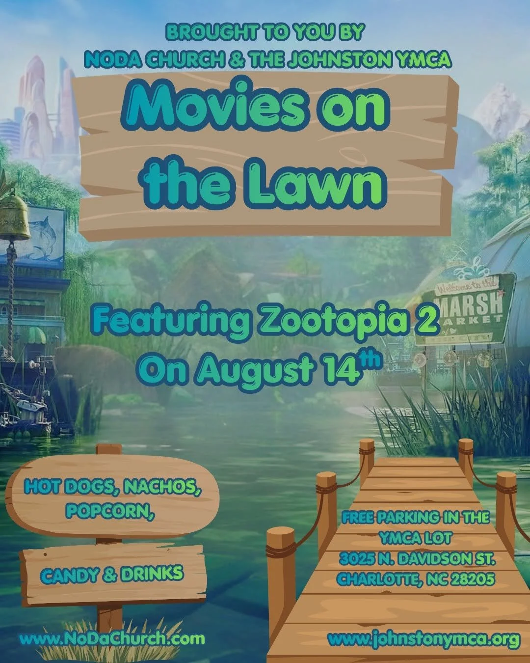 Movies on the Lawn 2026 Series - Zootopia 2