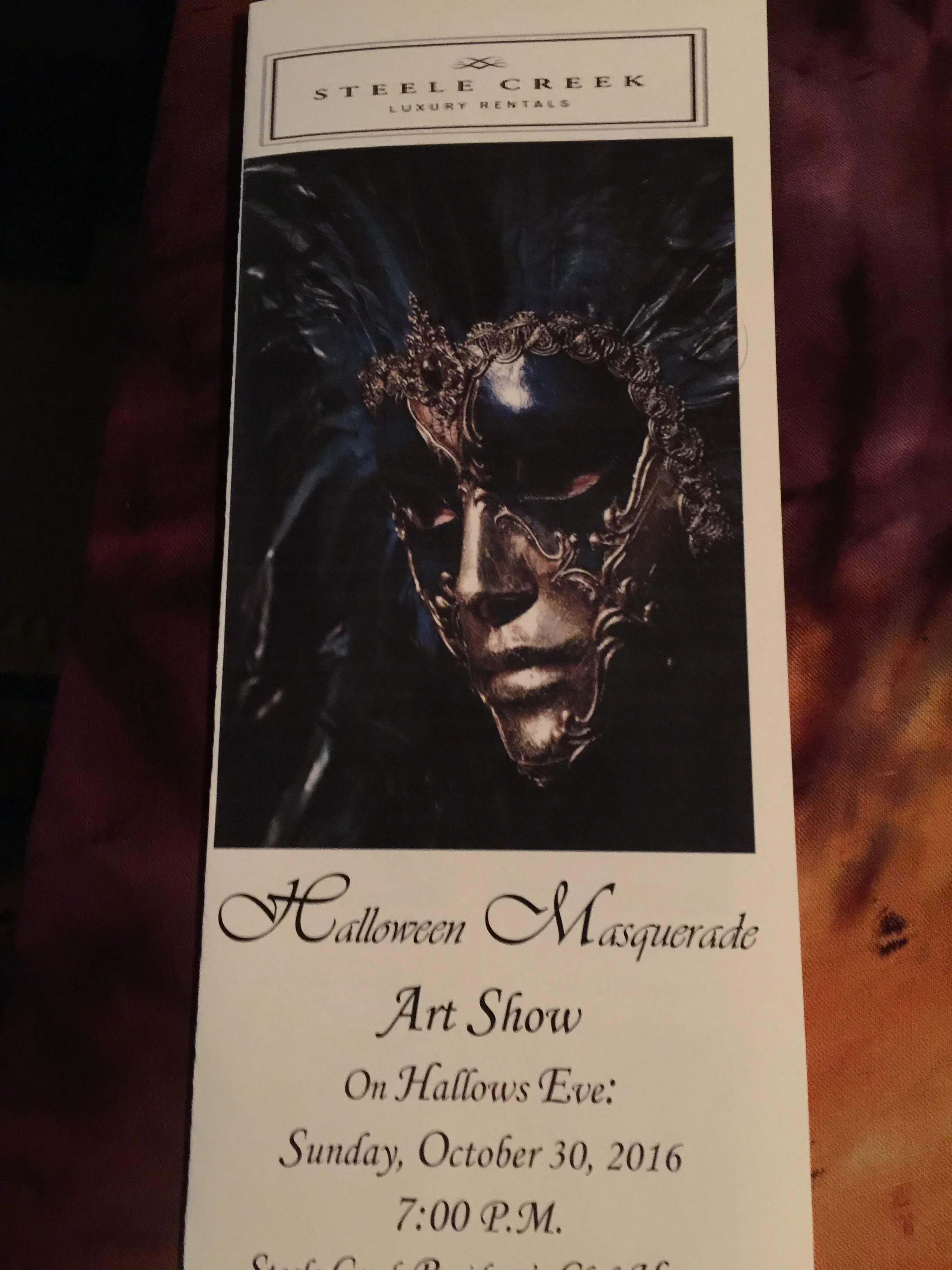 Steele Creek Luxury Halloween Masquerade Art Show