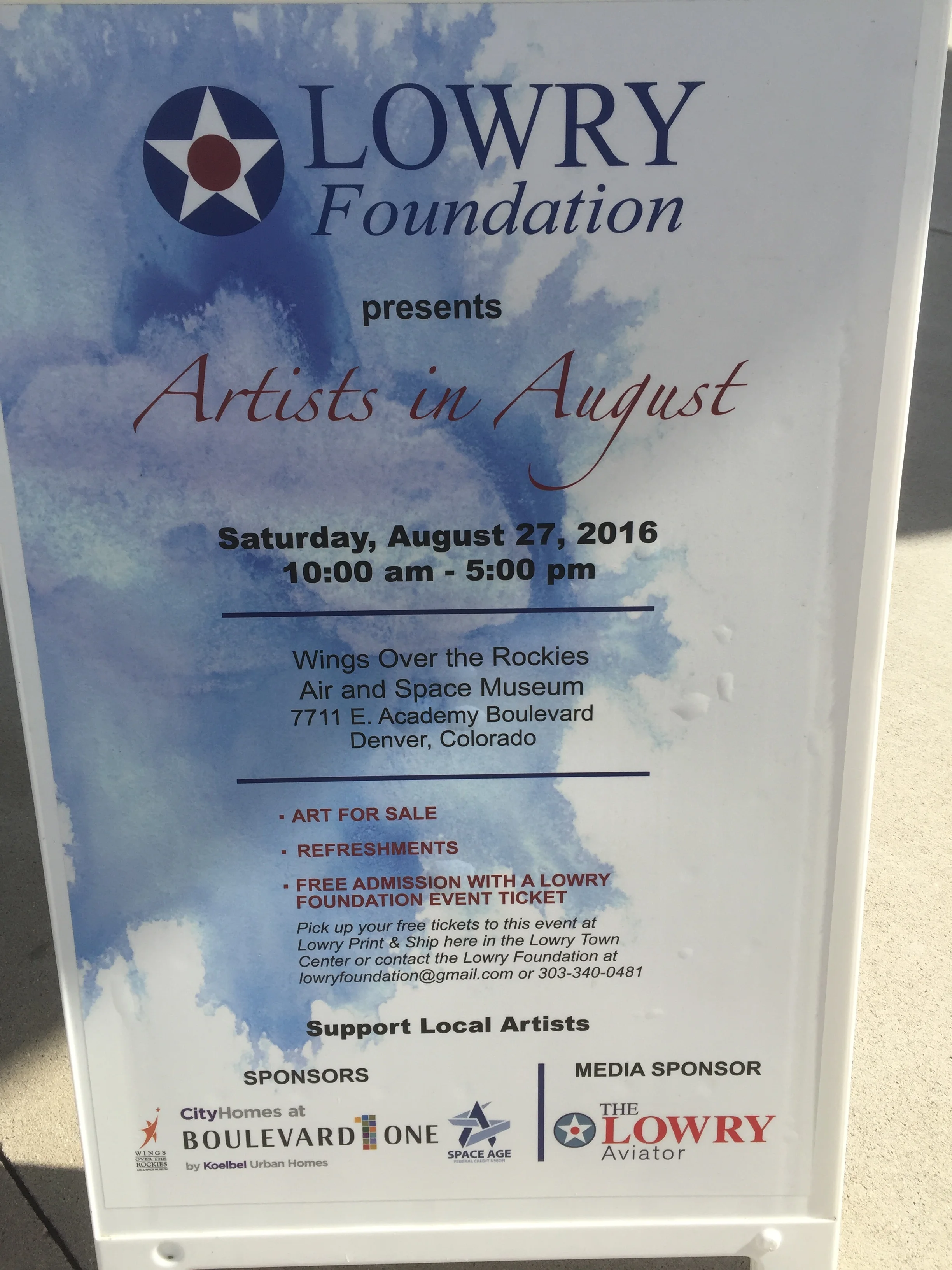 Lowry Wings Over the Rockies Air & Space Museum Art Show