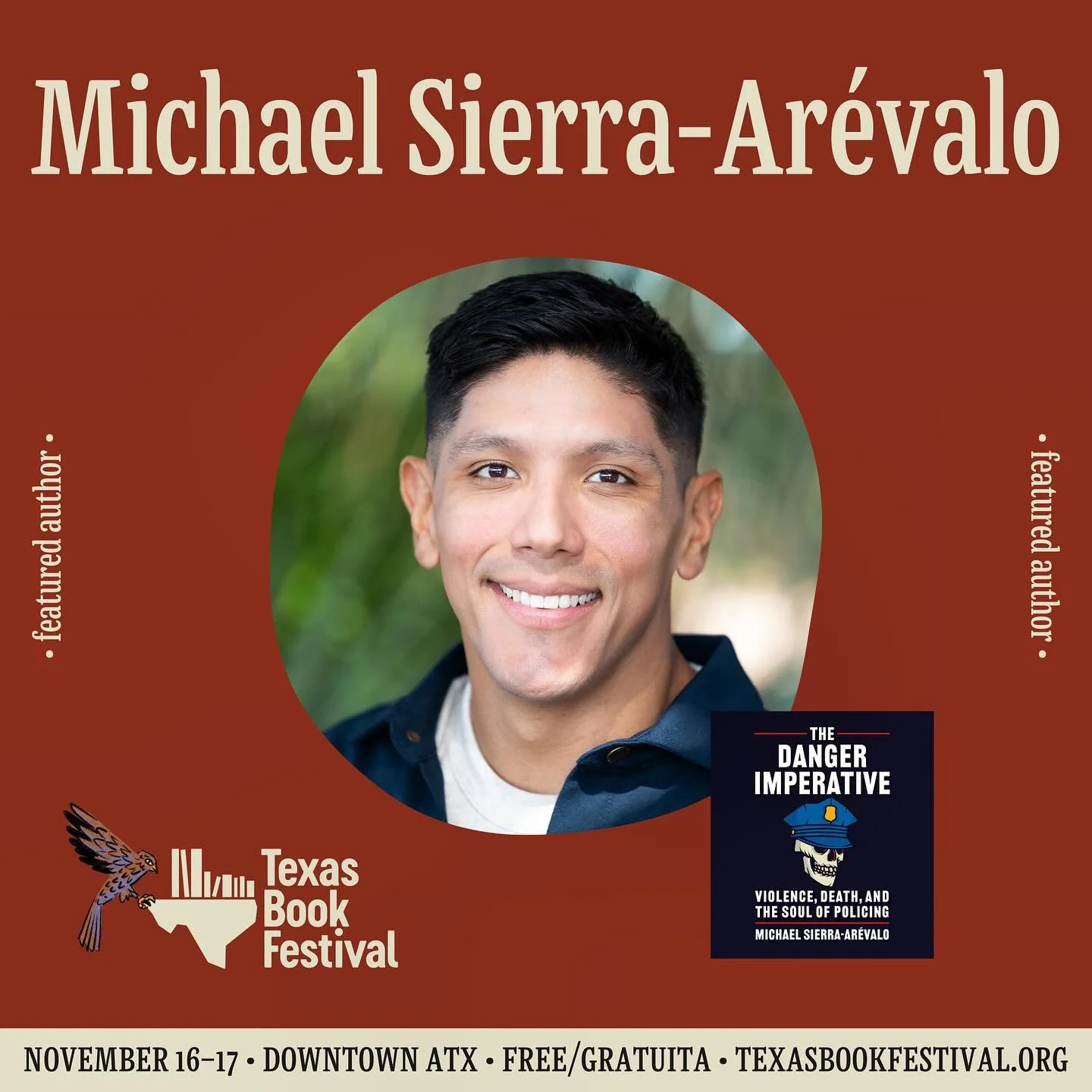 🎉 We&rsquo;re going to the @texasbookfest! 📚 

Honored to be selected as a featured author and to share the Danger Imperative with book lovers from TX and across the U.S. 

Festival is Nov. 16-17 and admission is free! Stay tuned for more details. 