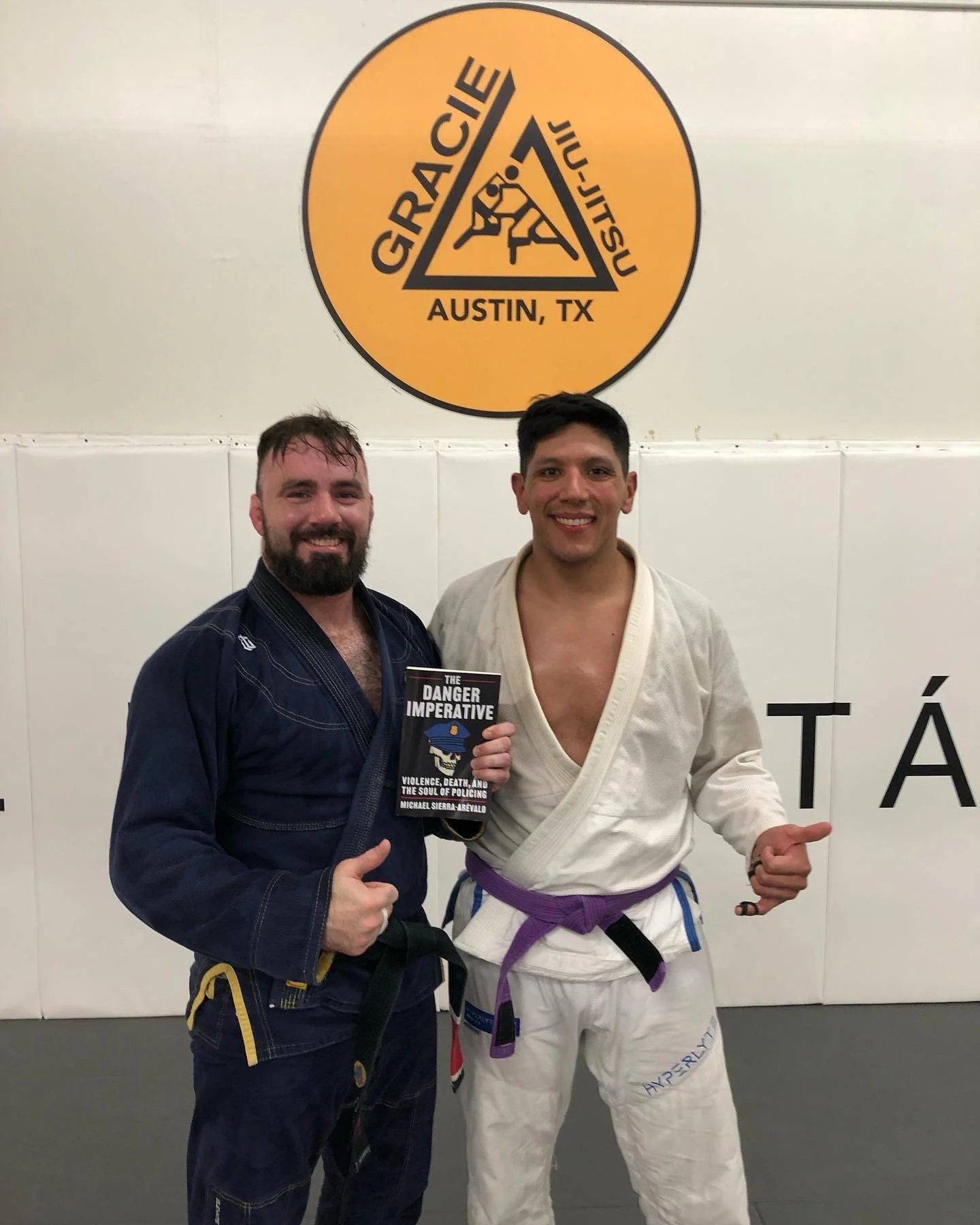 Books and BJJ! 🥋📚 Amazing to have The Danger Imperative in the hands of friends and family.

See link in bio or dangerimperative.com to snag yours! 
.
.
.
#DangerImperative #Police #Policing #PoliceViolence #OfficerSurvival #OfficerSafety #Survival