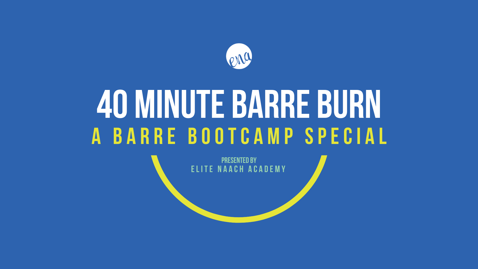 40 Minute Barre Burn