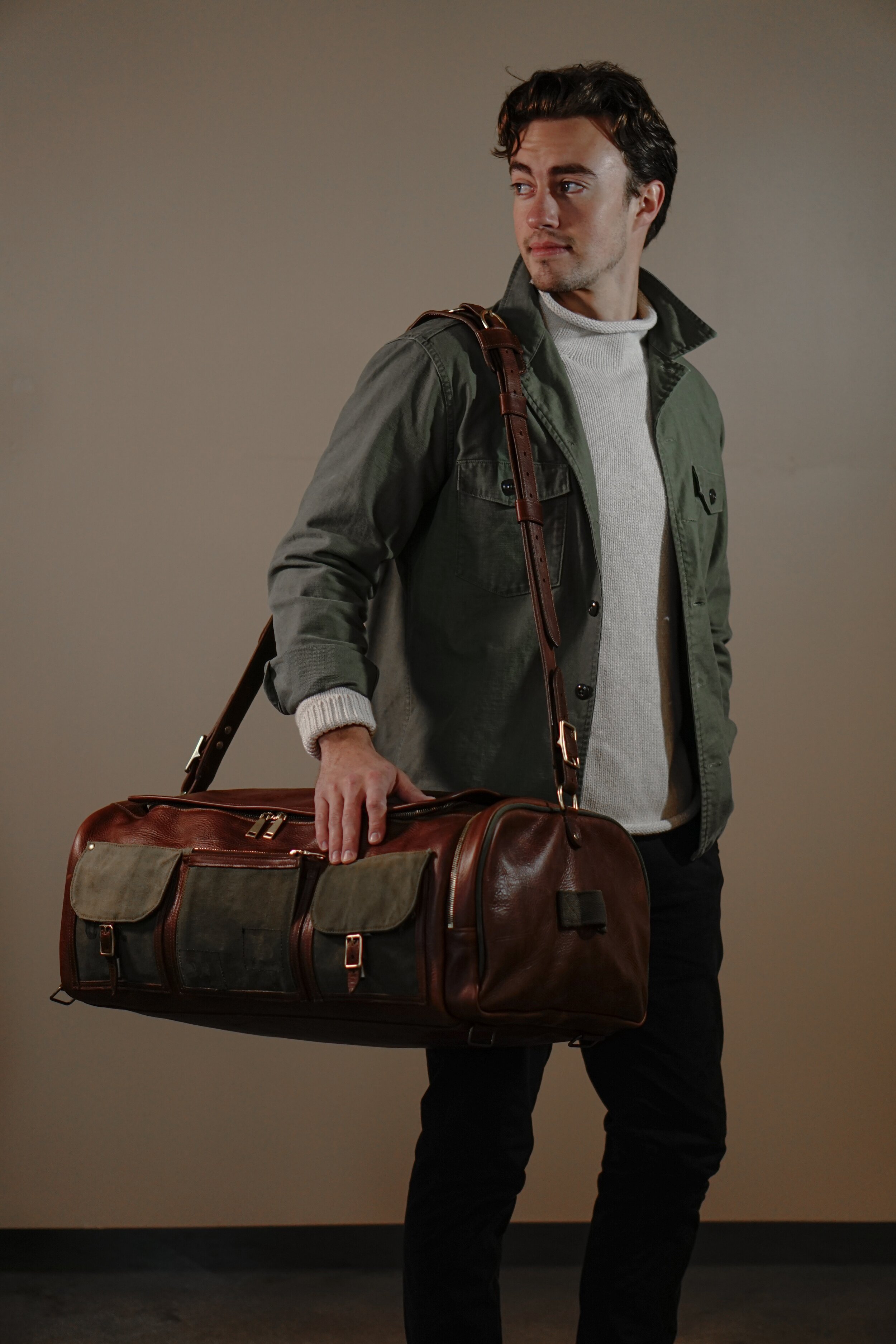   The Bourdain Leather Duffle Bag