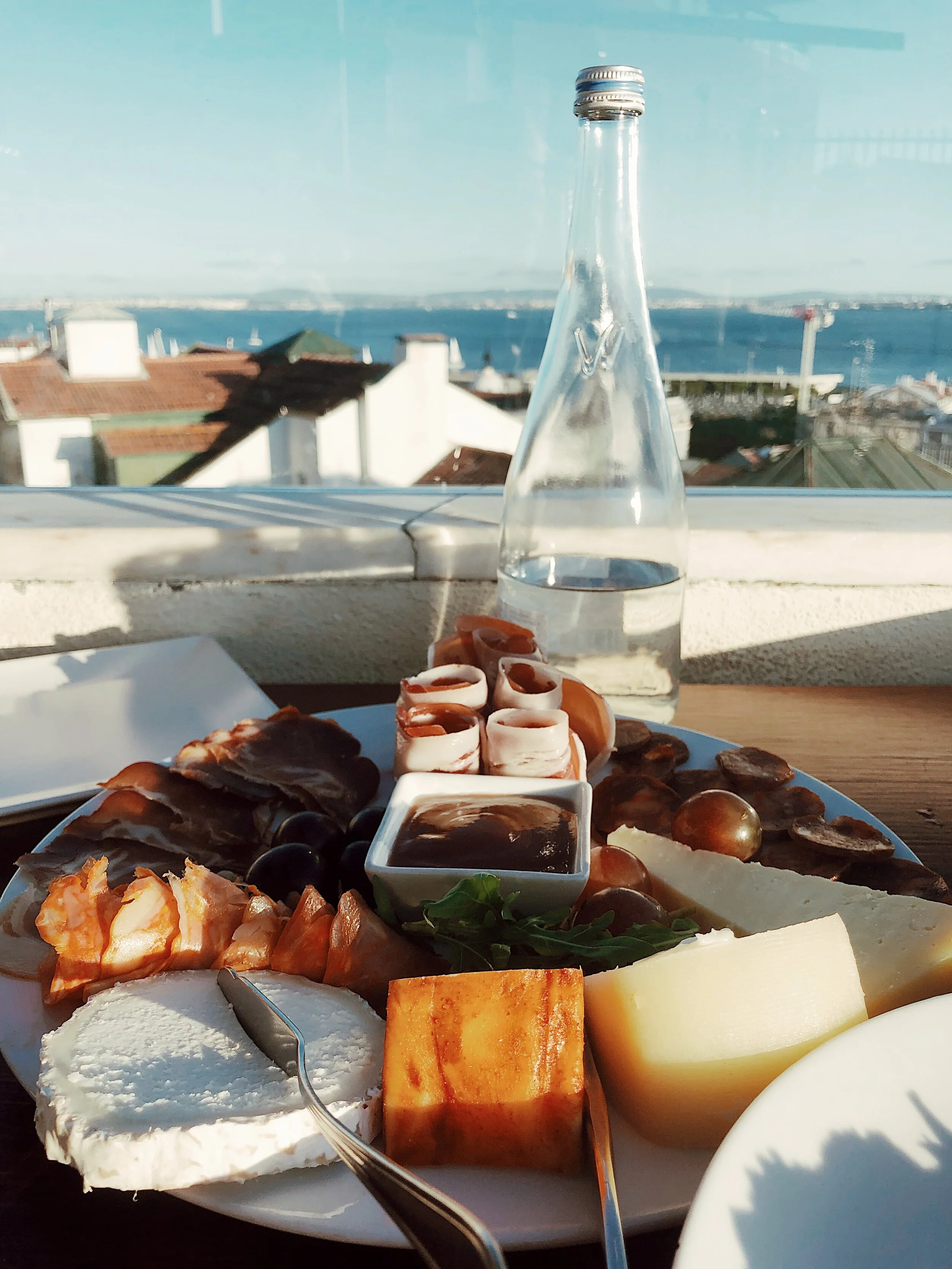 Charcuterie board of my freaking dreams in Lisbon.