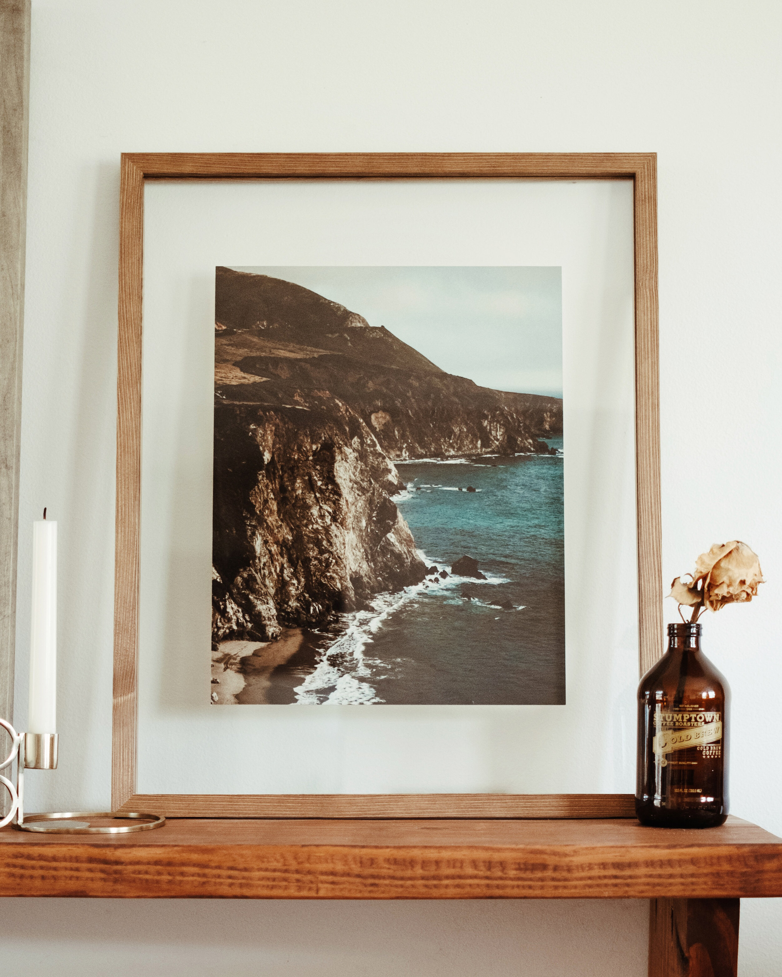 16x20 Float Frame, 11x14 Big Sur Print — Anna Longworth
