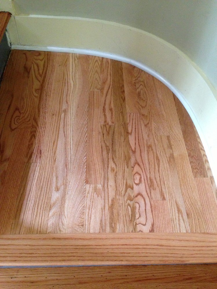 Natural oil-based finish on red oak