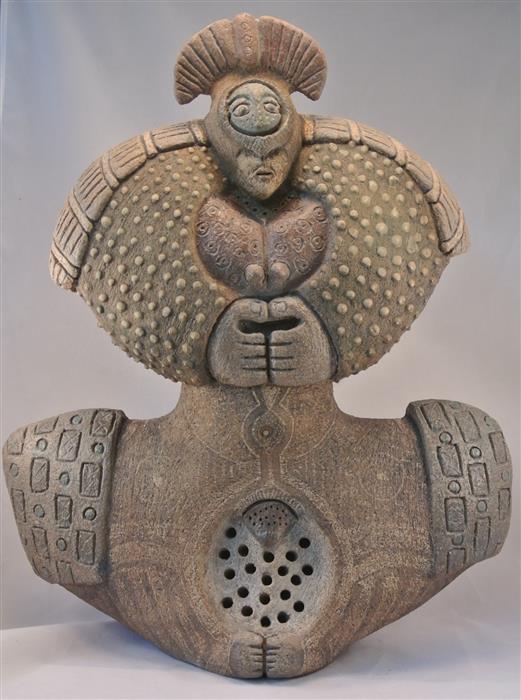 Model4 (18x15) by Pedro Mongrut, ceramic artwork